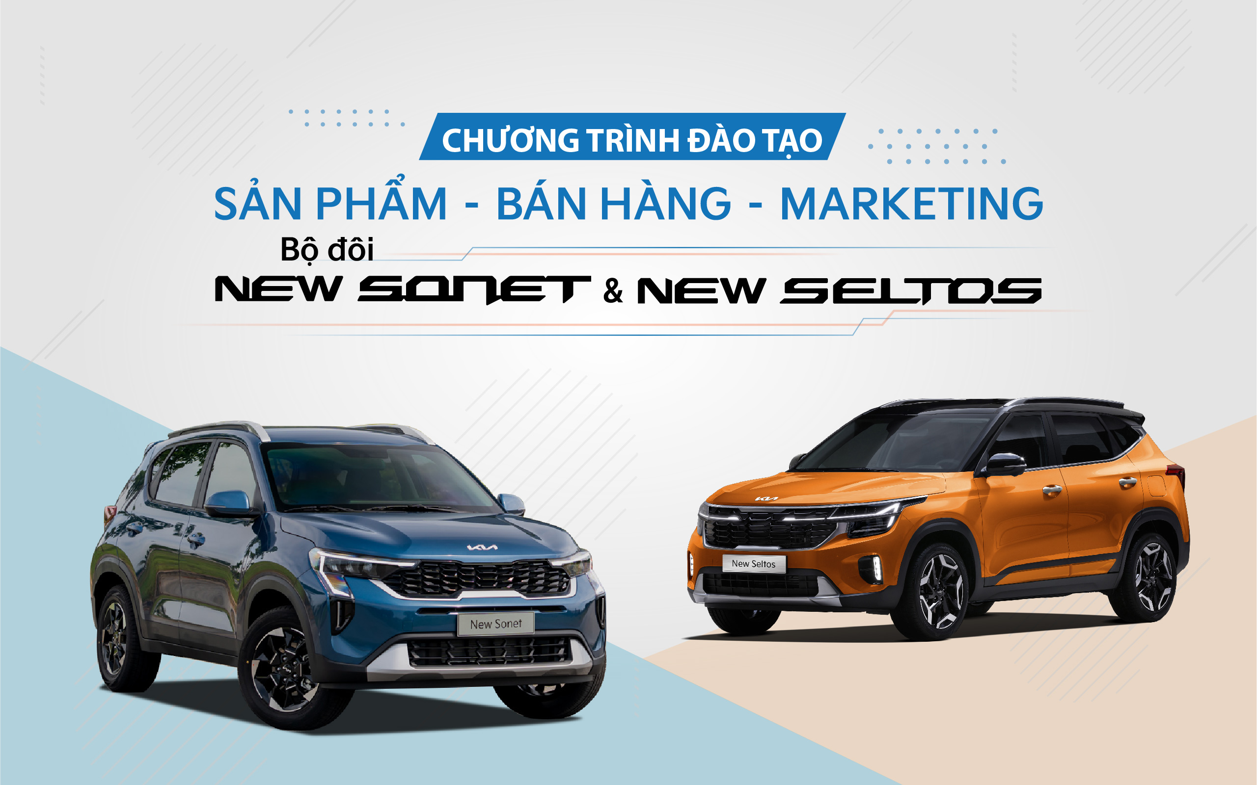 THACO AUTO Bình Triệu tham gia đào tạo kiến thức sản phẩm bộ đôi Kia New Sonet và Kia New Seltos